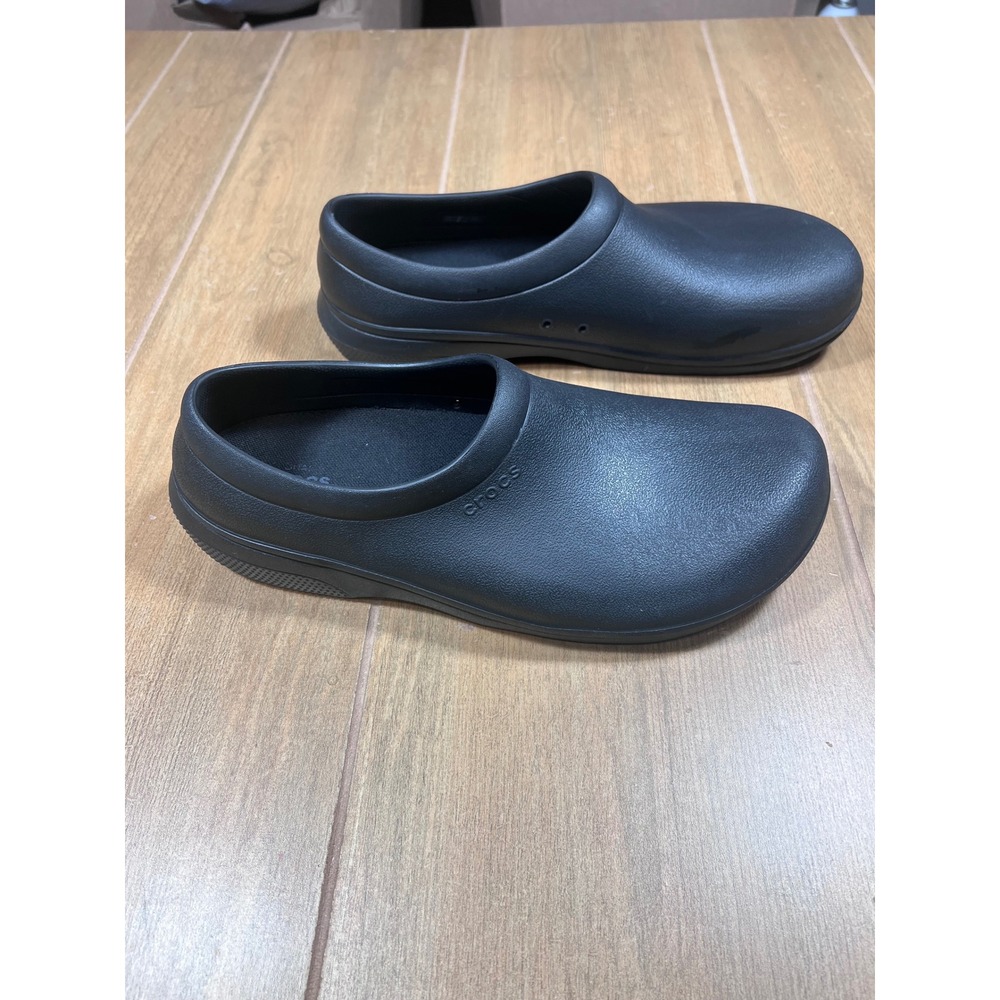 CROCS Men's Black Slip-On Clogs